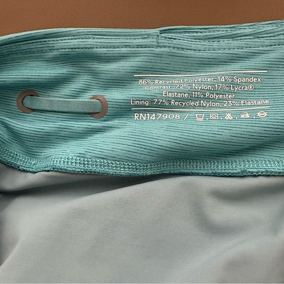 Outdoor Voices Hudson Shorts Women's XL Teal Blue 4" Inseam Brief Liner Running - Picture 7 of 7